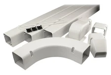 NEW SPEEDICHANNEL 230-IKC4, DUCTLESS SYSTEM FITTING KIT, 4" NATURAL COLOR