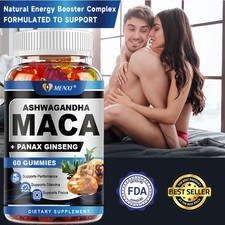 Male Enhancement Gummies Booster  Thicker Last Longer Stronger Bigger 60 Caps