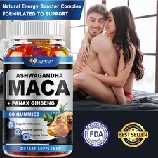 Male Enhancement Gummies Booster & Thicker Last Longer Stronger Bigger 60 Caps