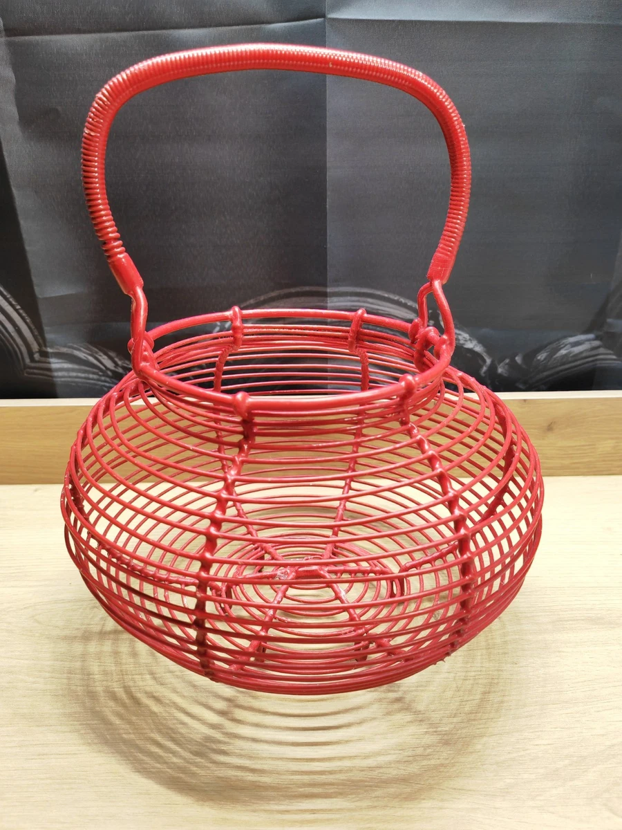 ANCIEN PANIER A Oeufs Ou A Salade Fil De Fer Deco Cuisine EUR 15,00