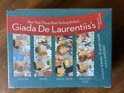 Giada De Laurentiis s 4 Books 12 Recipe Cards Chefs Hat Recipe For Adventure