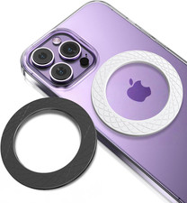 Magnetic Ring for Magsafe Sticker, 2 Pack Strong Magnet Plate for Phone Case, Co