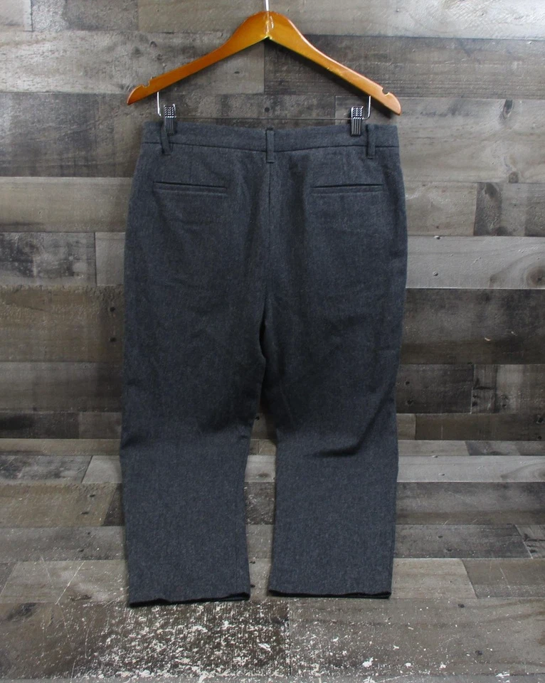 AllSaints Trousers Mens 30x26 Gray Sceptre Wool Button Fly Dress Pants - Image 2 of 4