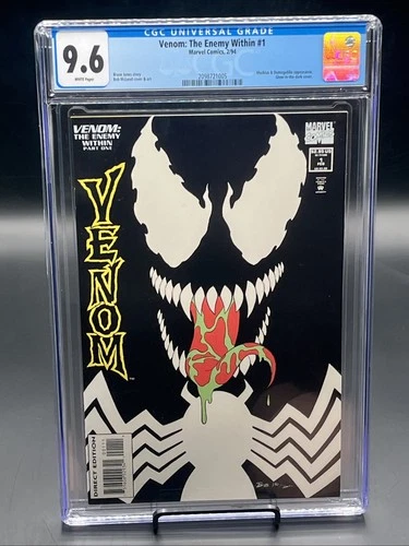 Venom: the Enemy Within #1 (Marvel Comics February 1994) CGC Graded 9.6 Wht Pgs