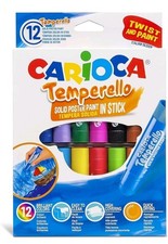CARIOCA Feste Temperafarben für den Schulgebrauch auf Papier, Karton, Holz 
