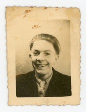 ID PHOTO, 1969 A Smiling Young Man Joie de Vivre