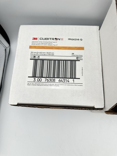 30 Cubitron II 64314 Q Grinding Wheels. Brand New Free Shipping - Picture 3 of 4