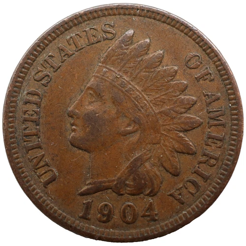 1904 Indian Head Cent - AU