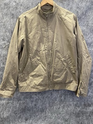 Red Herring Men s Harrington Jacket Khaki Tan Lightweight Zip Up Size M