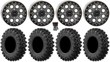 System 3 SB-7 15" Wheels Ti 6+1 32" MotoRavage XL Tires RZR Turbo R & Pro R