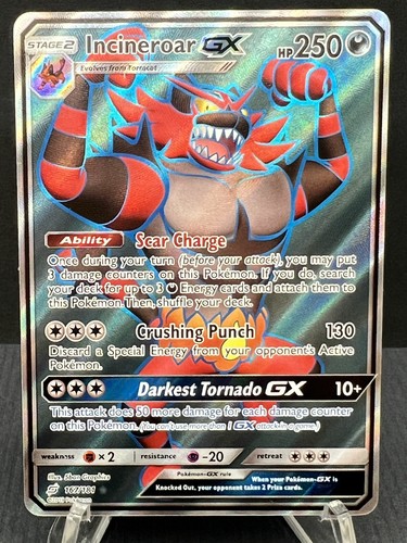 Incineroar GX (Full Art) Holo Ultra Rare SM - Team Up 167/181 NM