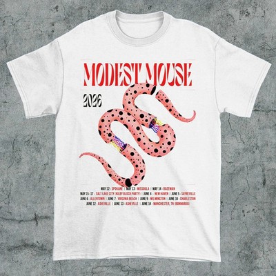 Modest Mouse On Tour 2026 Poster T Shirt Full Size S-5XL BL2034 | eBay