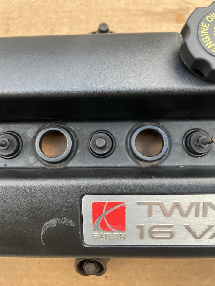 96-98 Saturn s Series Sl2 SC2 SW2 1.9 DOHC tampa de válvula plástico composto fabricante de equipamento original - Imagem 4 de 4