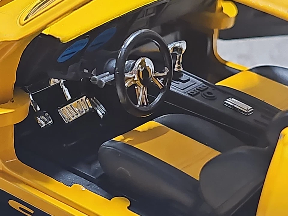 Chevrolet Camaro Z/28 1968 serie Jada Lopro coche fundido a presión 1:18 sin caja Foto 4 de 4