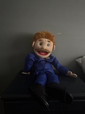 Sunny Toys 28 Dad Blue Suit Full Body Puppet 2003 Rare SML Goodman Style Used