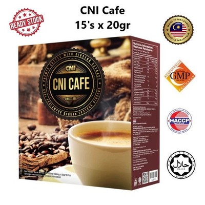 CNI Café With Ginseng Extract (15's x 20g)   Premium Instant Coffee with Ginseng