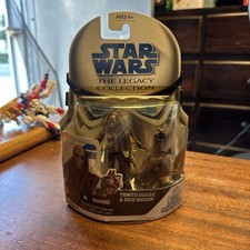 Hasbro Star Wars Legacy Collection Trinto Duaba & Dice Ibegon Figures 2008 R2-L3