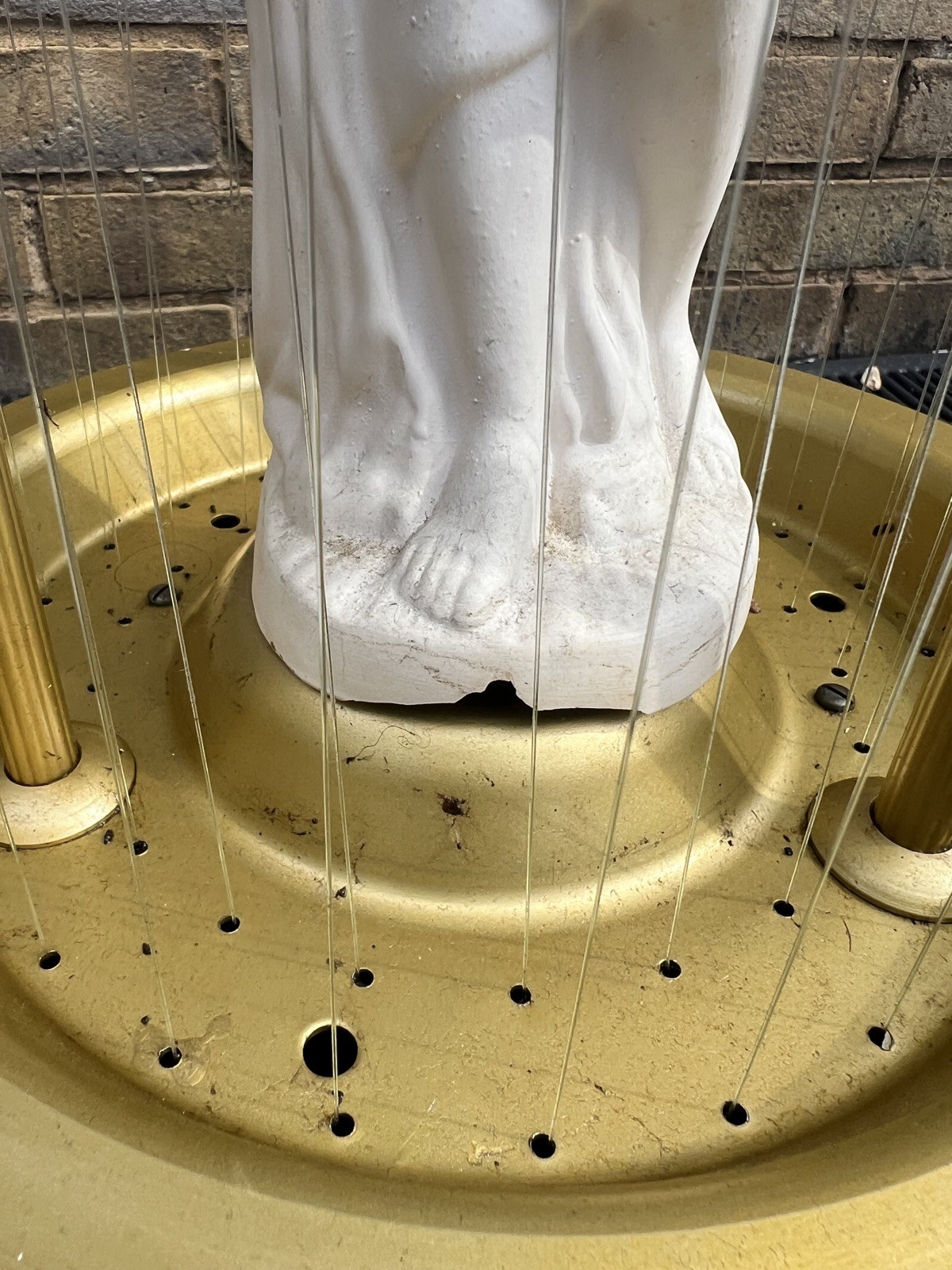 Vintage Lady in the Rain - Oil Lamps