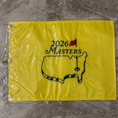 2026 Masters Tournament Flag Augusta. Back to back for Rory!  1st time in 23 yrs