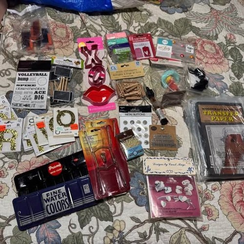 Large lot of craft supplies