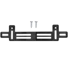 Auto Drive Universal License Plate Frame Mounting Bracket Black, 92652W