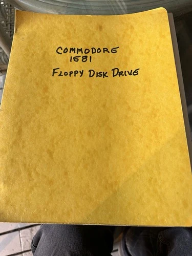 commodore 1581 disk drive Instructions 