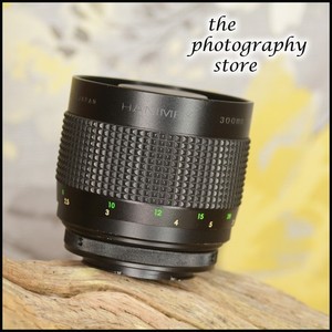Canon EOS DSLR fit Hanimex 300mm Manual Mirror Lens F5.6 Ideal Sport Wildlife