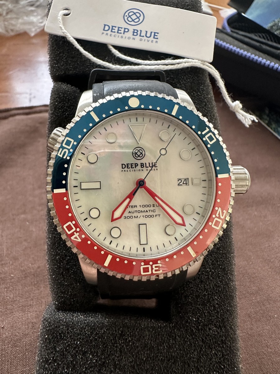Deep Blue Master 1000 USA Gen 2 Automatic Diver 1000 ft. Watch