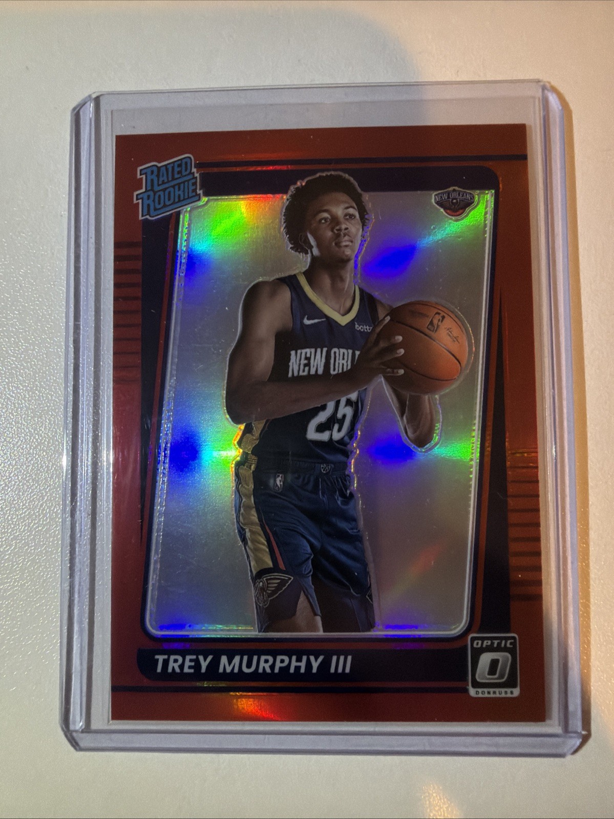 2021-22 Panini Donruss Optic Trey Murphy III Red Prizm Rookie 13/99 #178