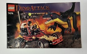 LEGO Dino Attack 7474: Urban Avenger vs. Raptor 100% complete w/ minifigs No Box
