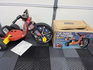1982 Dukes Of Hazzard Power Cycle Big Wheel Vtg Holy Grail Coleco W/ Org. Box!!