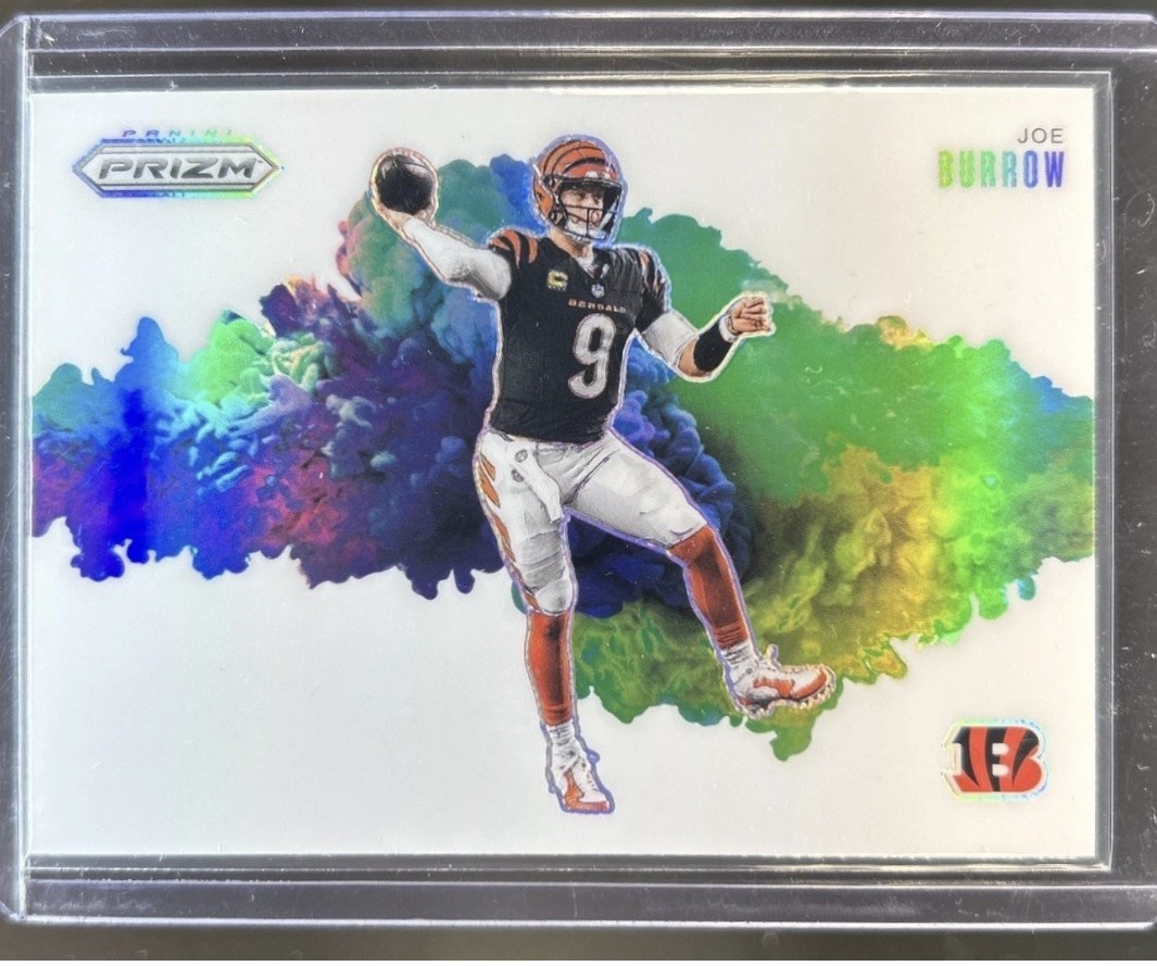 2025 Panini Prizm Joe Burrow Color Blast #5 Bengals