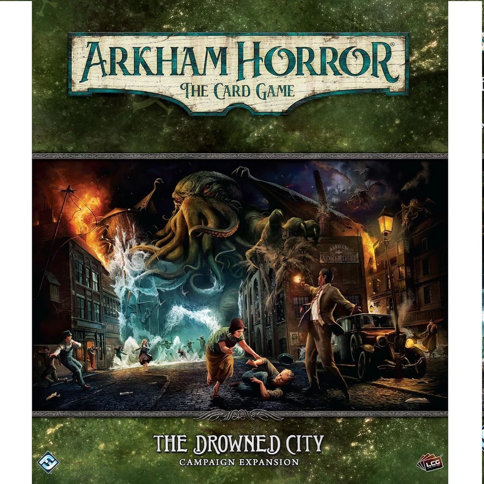 ARKHAM HORROR THE CARD GAME THE DROWNED CITY CAMPAIGN EXPANSION - Image 2 of 4