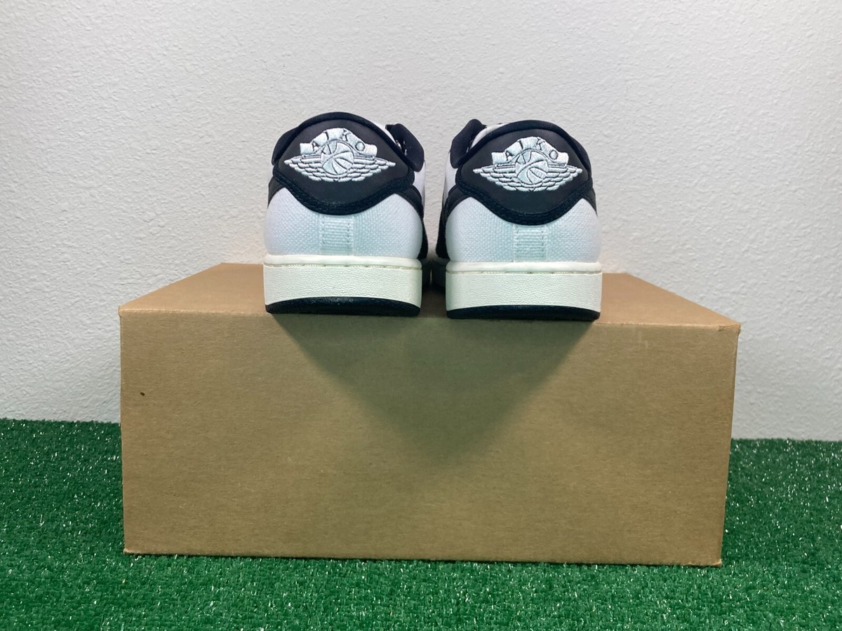 8.5 Men/10 Women- Nike Air Jordan 1 Low AJKO Panda White Black