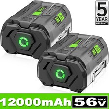 2pack 12.0Ah Lithium Battery For EGO 56V BA4200T BA1400 BA5600T BA2240 BA2800T