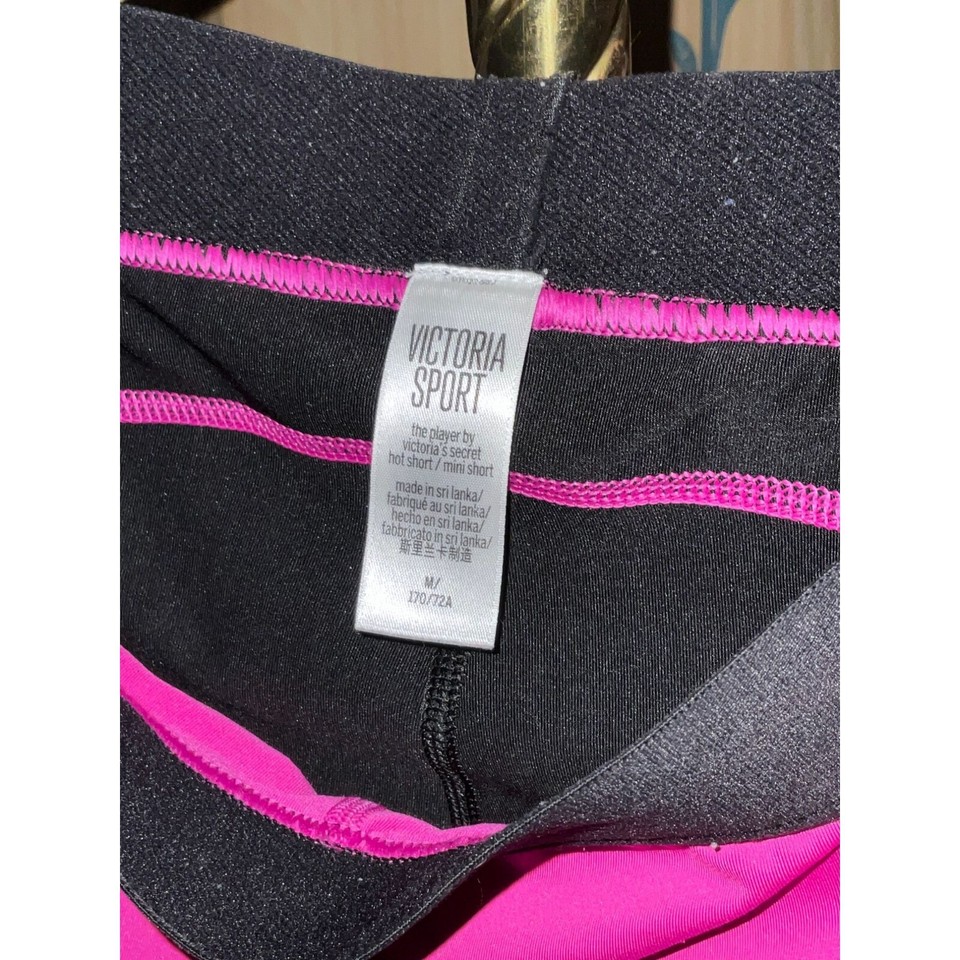 Victoria Sport Women's Hot Pink & Black Athletic Shorts S eBay