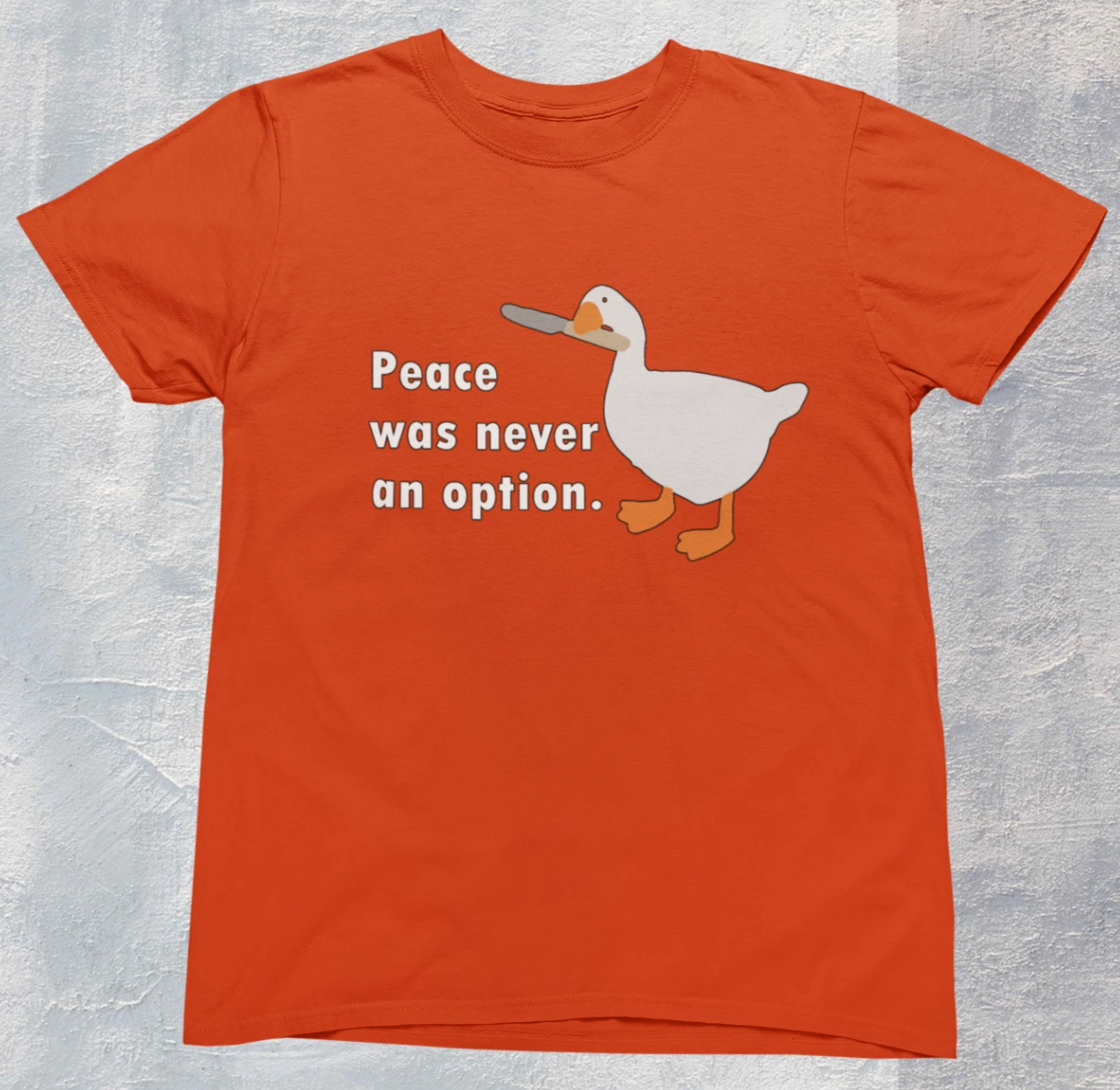 Peace Was Never An Option T shirt | Goose | Gamer | %100 Cotton
Opens in a new window or tab
