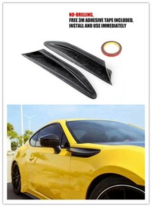 2pcs Carbon Fiber Side Fender Fin Vents For Subaru Brz Toyota 86 Gt86 Scion Fr S Ebay