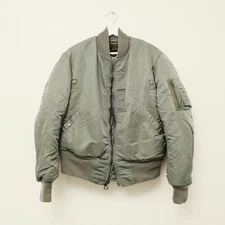 Vintage HOPE MANUFACTURING INC MA-1 Flight Jacket Medium Made in USA