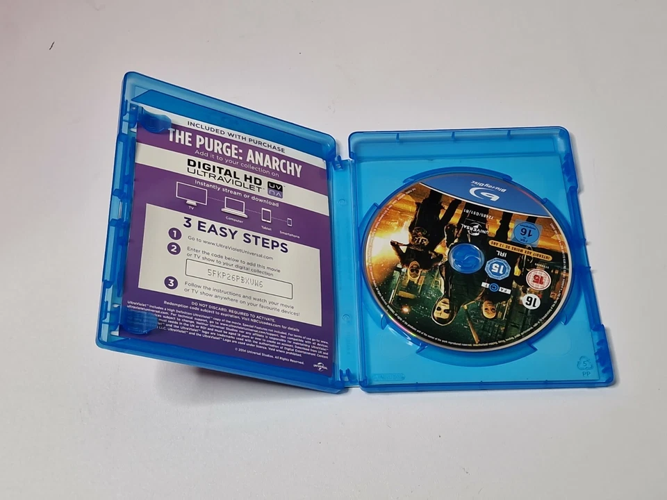 The Purge - Anarchy (Blu-ray, 2014) Region B Cert 15 Universal - Image 2 of 4