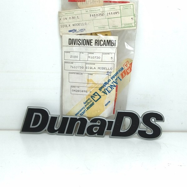 Fiat Duna DS Original Logo Sigla Modell 7610750 Oe/Oem-image