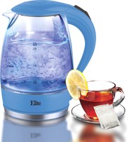 Elite Platinum - 7.2-cup Electric Kettle - Blue on sale Elite Platinum - 7.2-cup Electric Kettle - Blue on sale