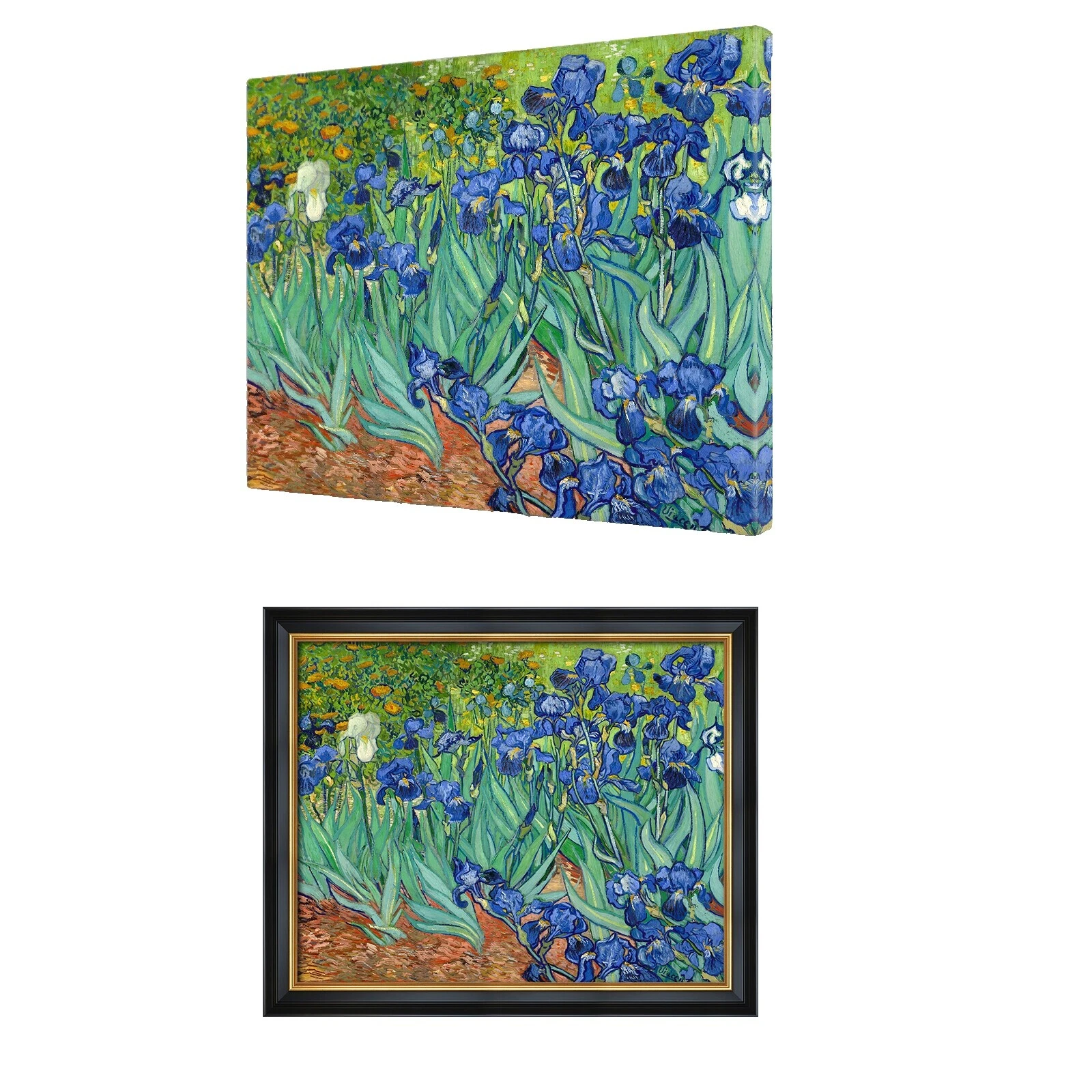 Lona impresionismo jardines Art Prints