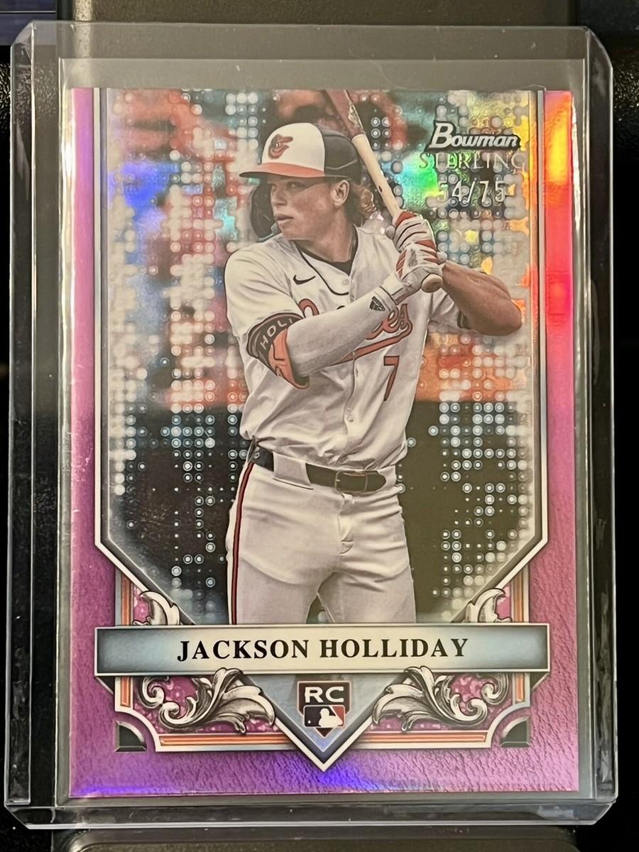 ゲームセンター・ゲームカード BOWMAN STERLING JACKSON HOLLIDAY 2024 Bowman Sterling Rookie Revelations Jackson Holliday /75