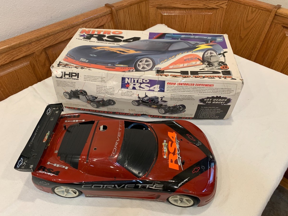 ホビーラジコン HPI RS4 Hpi RC 403 Nitro RS4 1/10 Scale 4WD Corvette Box Roller for