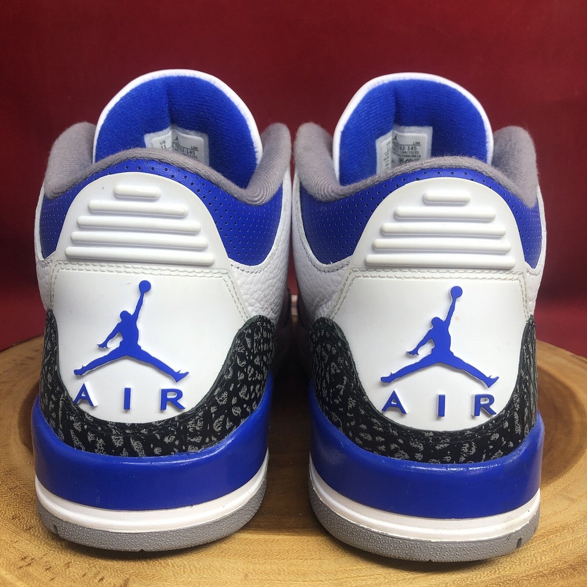 Nike Air Jordan 3 Retro Racer Blue White Size 11 CT8532-145 | eBay