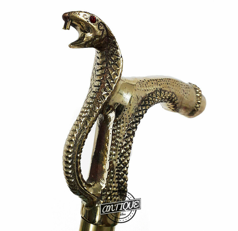 walking Stick handle Solid Metal Designer Cane Pr… - image 8