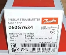 NEW DANFOSS MBS1700 060G7634 Pressure Transmitter UPS free shipping.