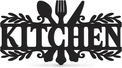 Rustikales Metall Küchenschild Esszimmer Wanddeko - Bild 1 von 8