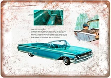 Vintage 1960 Mercury Park Lane Convertible Auto Ad Retro Look Metal Sign A11773